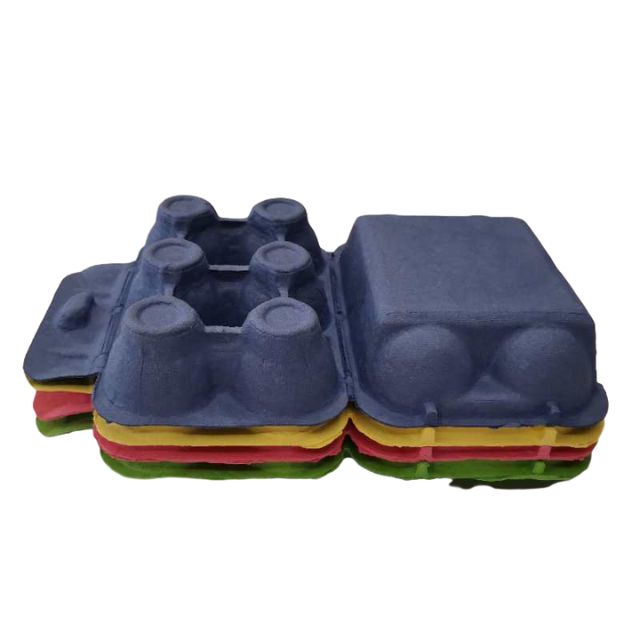 Colored Dry Pressed Egg Tray Pulp Packaging Wholesale