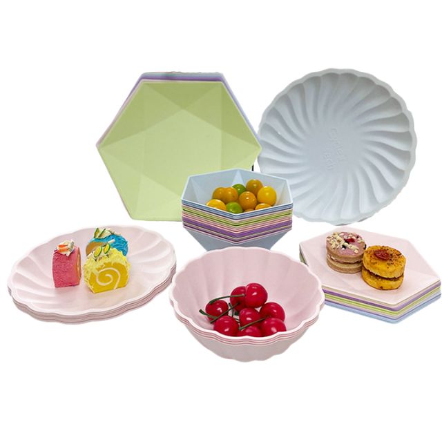 Color Disposable Biodegradable Pulp Dinner Plates Wholesale Custom (3).jpg